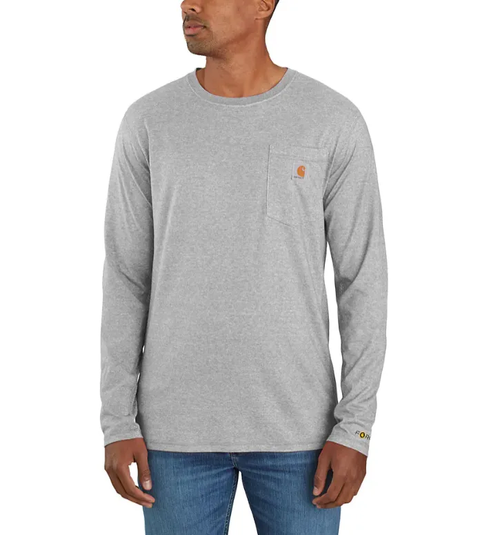 104617 Carhartt Force Long Sleeve Pocket T-Shirt