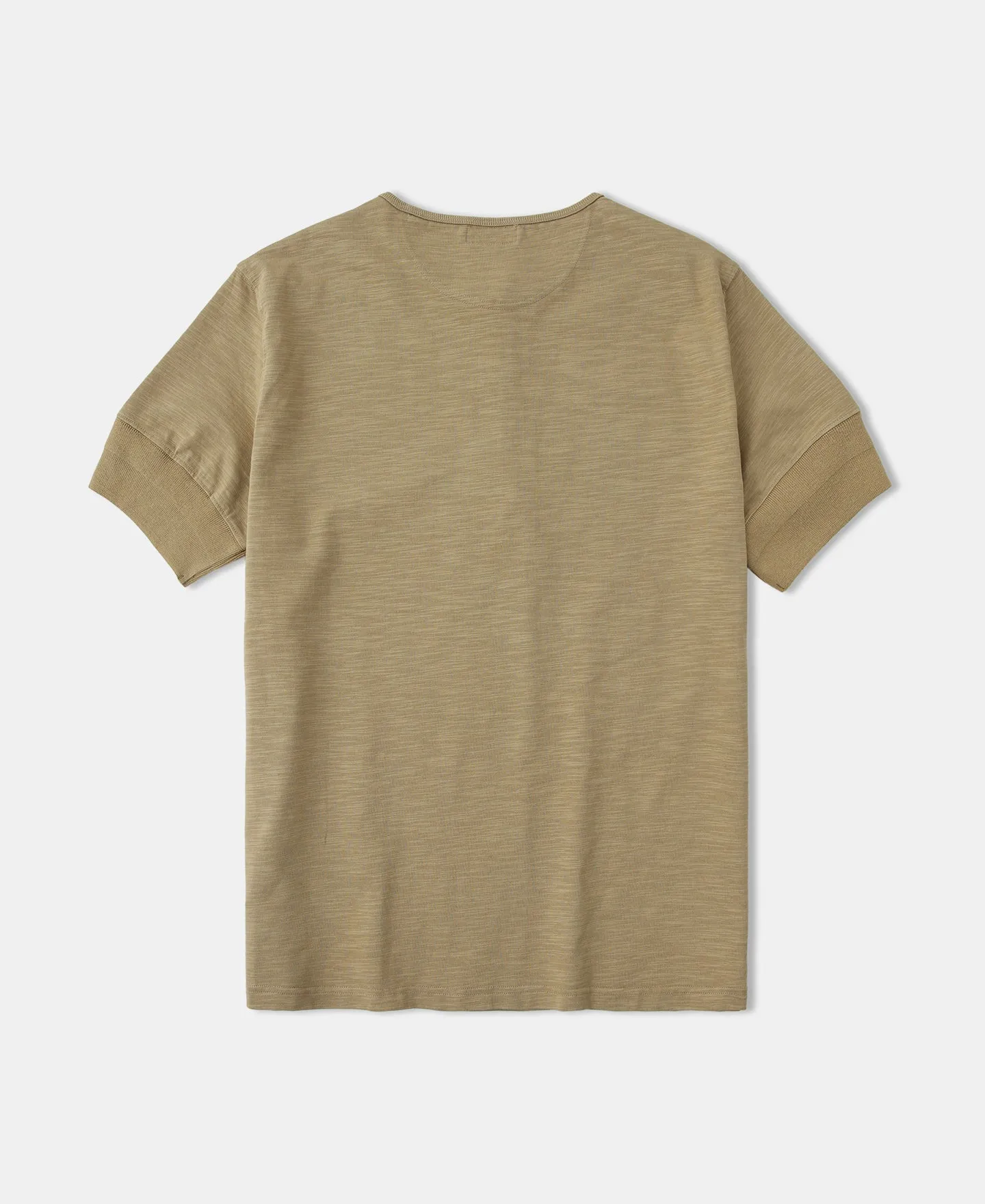 1900s 9.8 oz Slub Cotton Henley T-Shirt - Sand