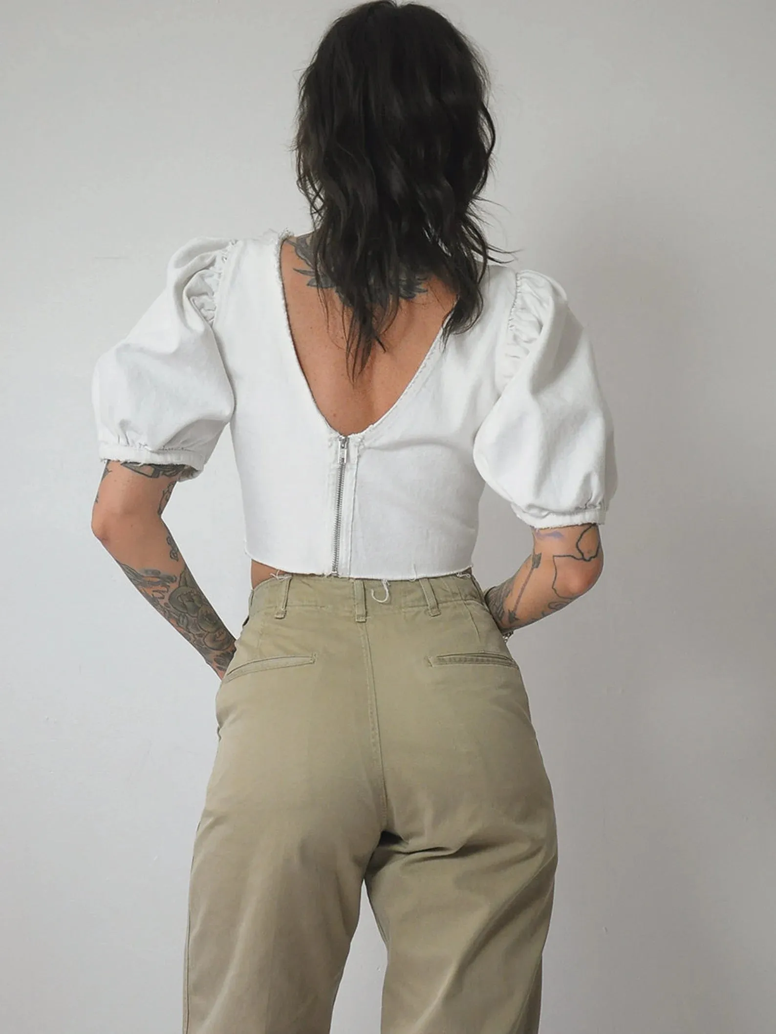 1940's Khaki Military Pants (2 pairs)