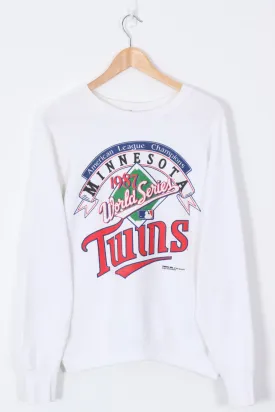 1987 VINTAGE Minnesota Twins MLB World Series Baseball Sweatshirt (L)