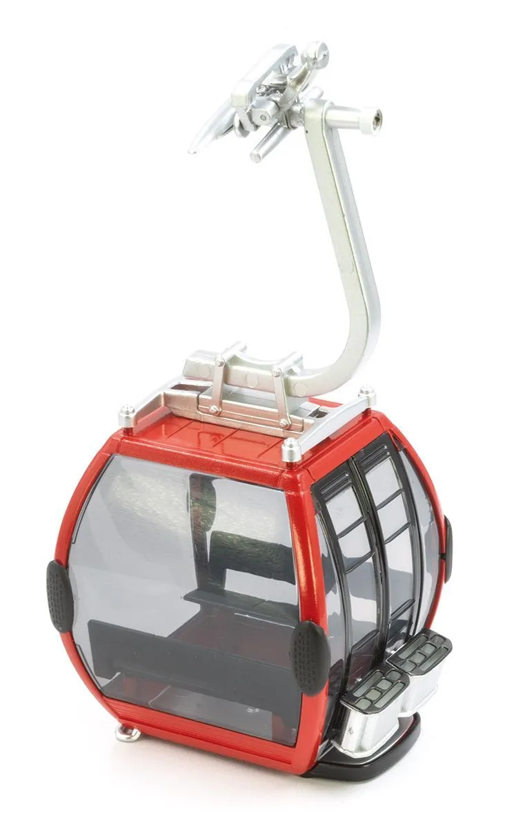 3" Red & Black Ski Lift Gondola 1:32 Scale