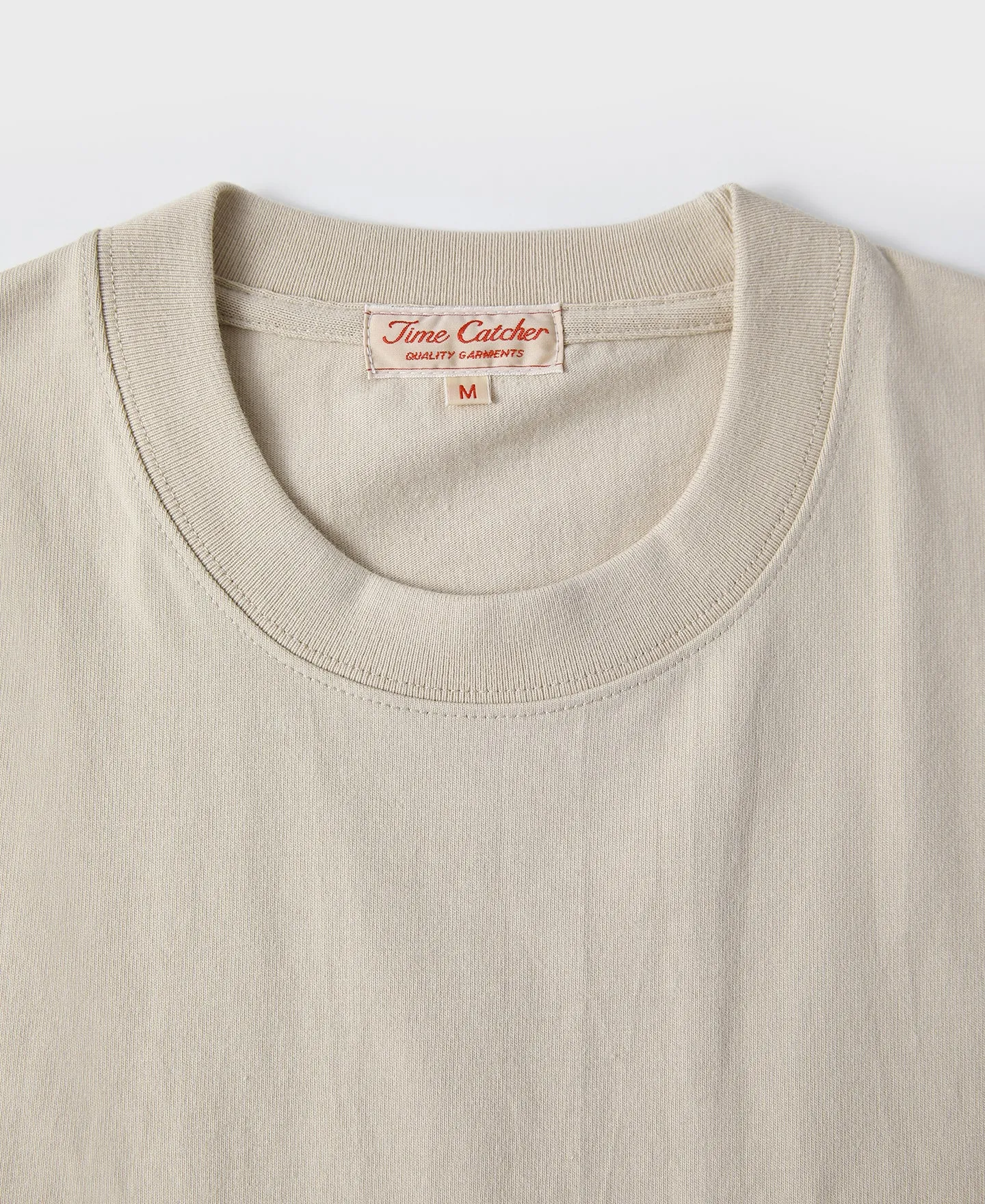 9.3 oz Cotton Oversize Tubular Pocket T-Shirt - Apricot