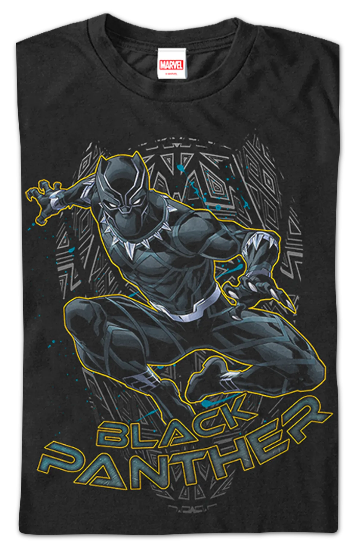 Action Pose Black Panther T-Shirt