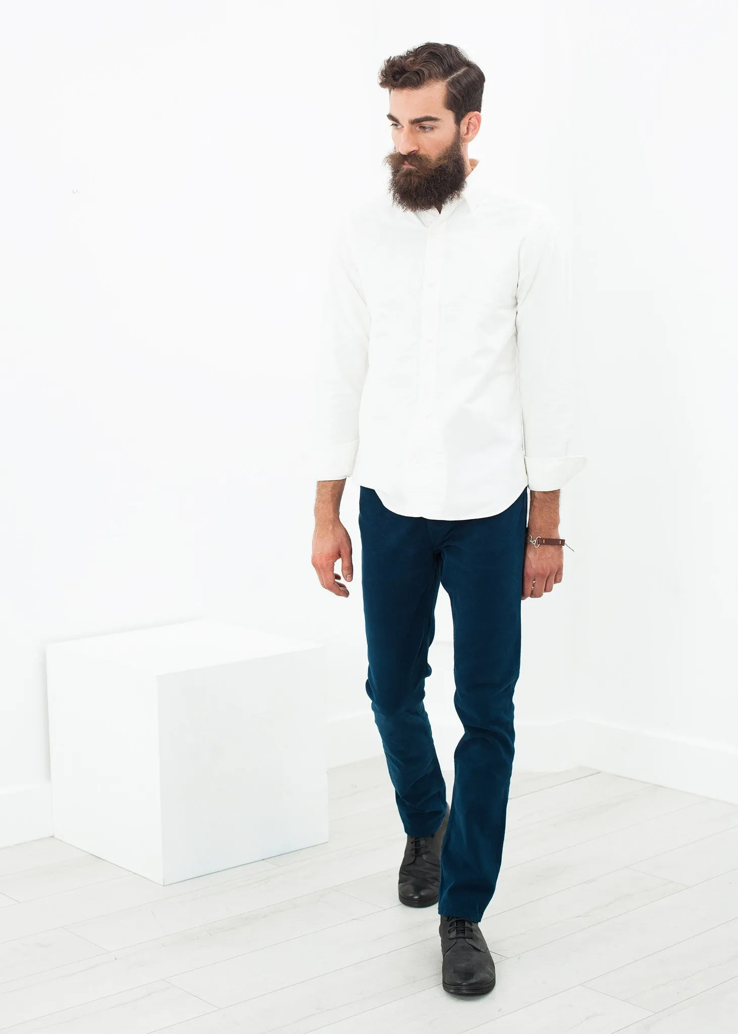 Alex Twill Pant in Mariner