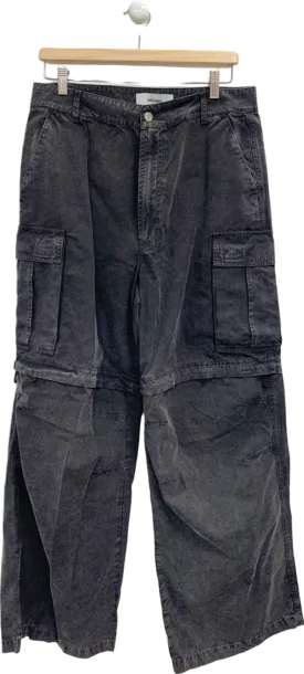 Arcana Black Cargo Trousers UK w32