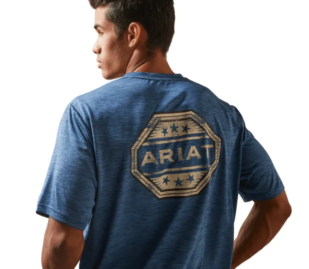 Ariat Men's Charger Stamp Sky Fall Tee 10043769