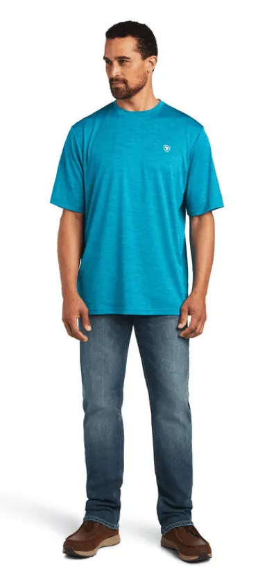 Ariat Men's Charger Young Turquoise Basic Tee 10040658