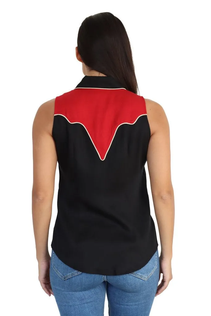 Atlanta Women's Shirt Black and Red