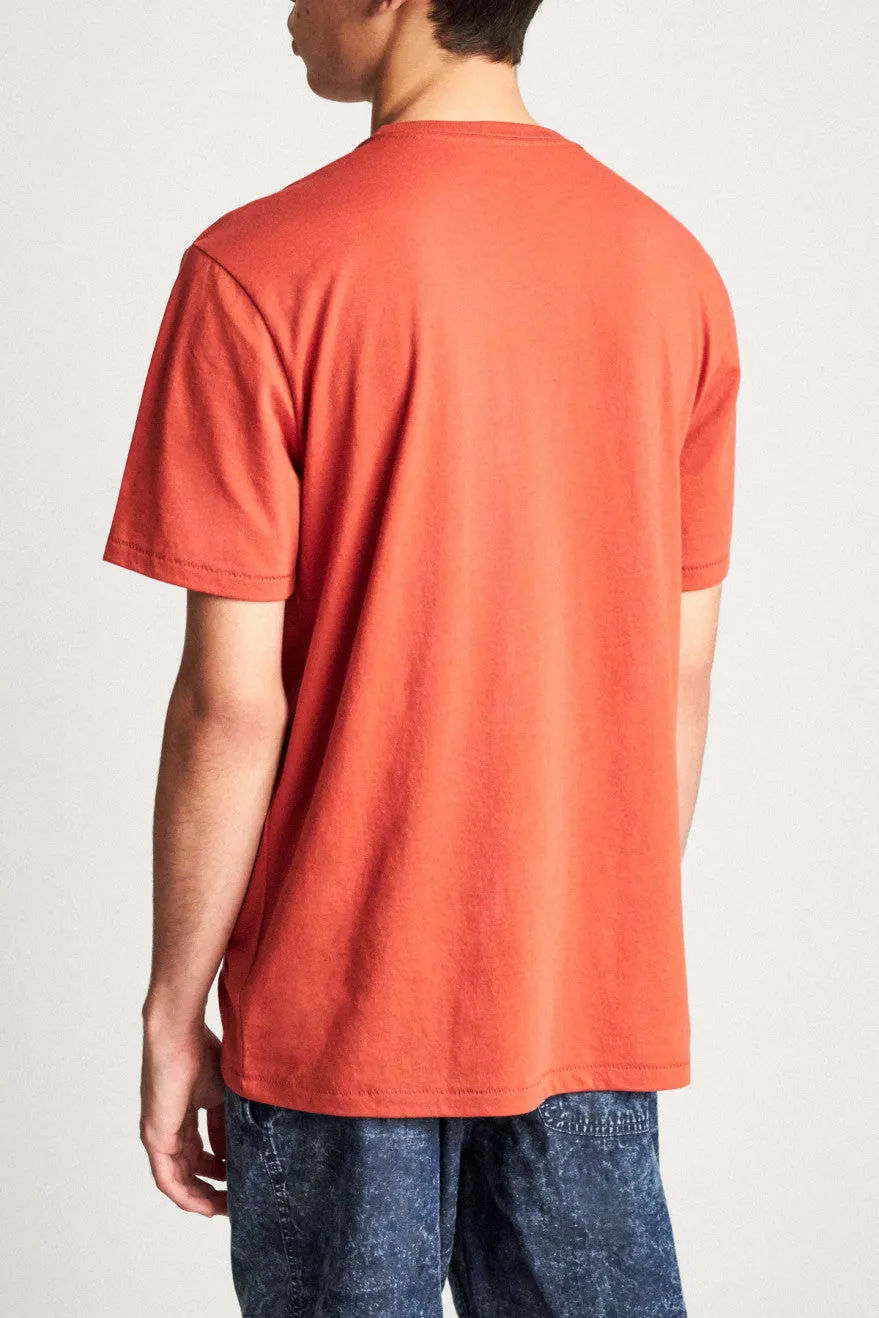 Basic S/S Pocket Tee - Henna