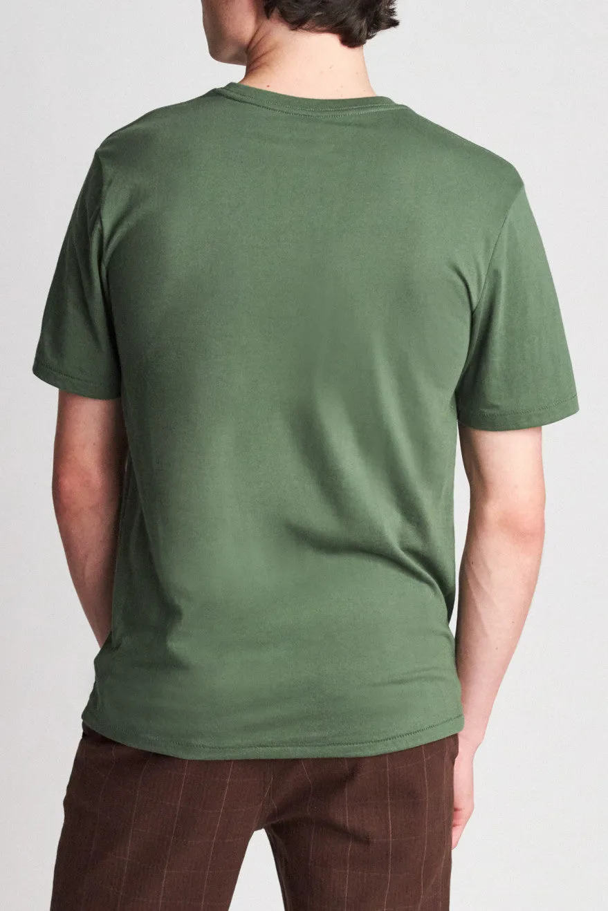 Basic S/S Pocket Tee - Leaf