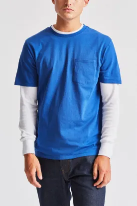 Basic S/S Pocket Tee - Monaco Blue