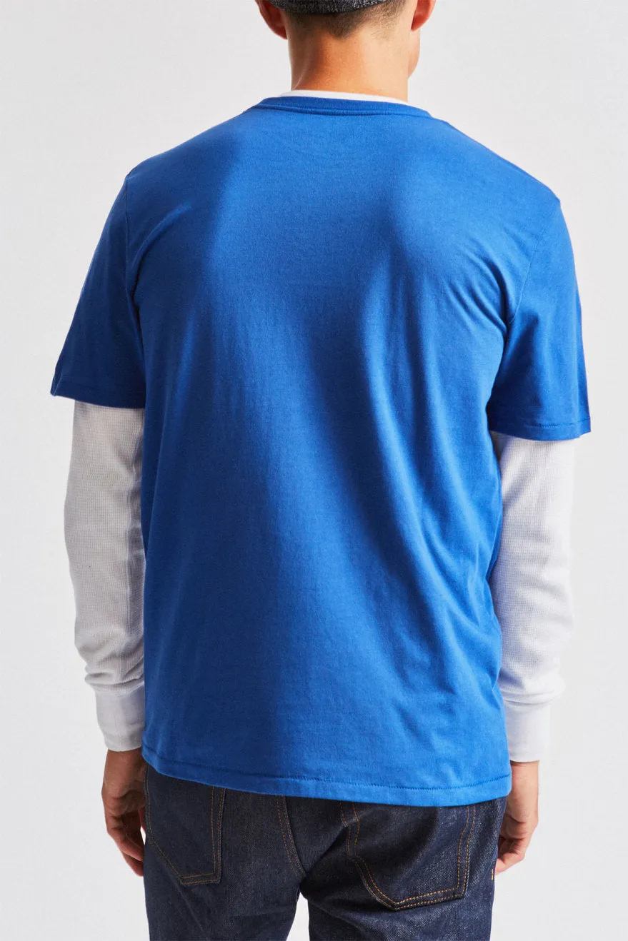 Basic S/S Pocket Tee - Monaco Blue