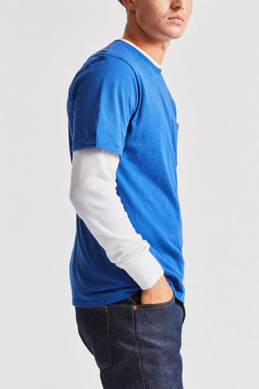 Basic S/S Pocket Tee - Monaco Blue