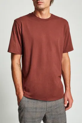 Basic S/S Premium Tee - Chestnut