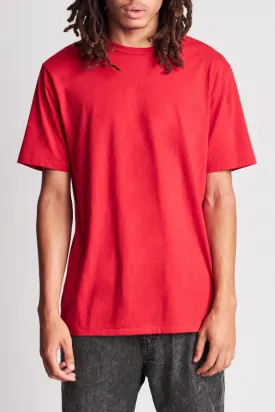 Basic S/S Premium Tee - Scarlet