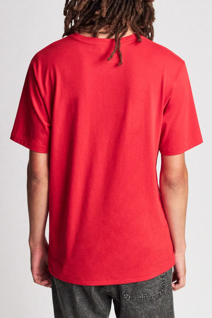 Basic S/S Premium Tee - Scarlet