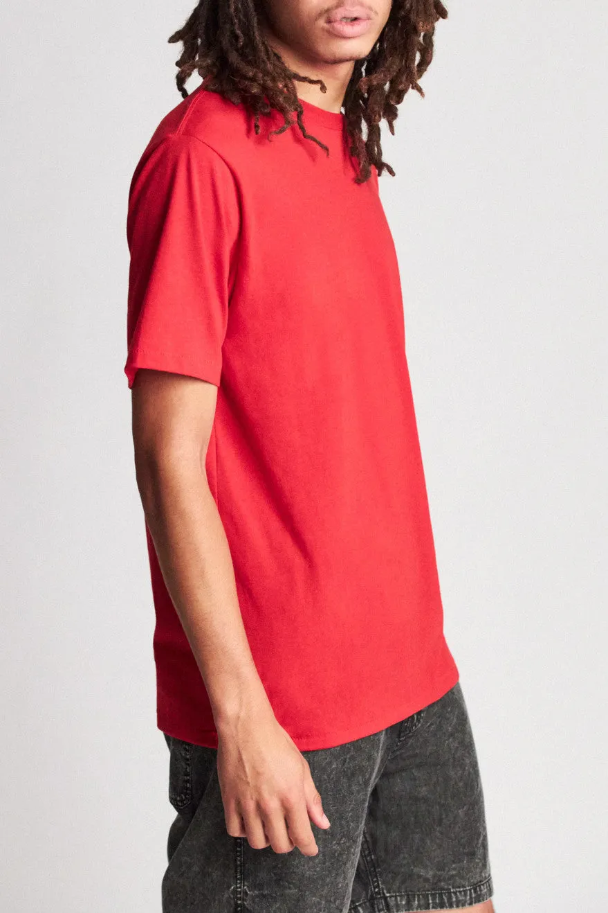 Basic S/S Premium Tee - Scarlet