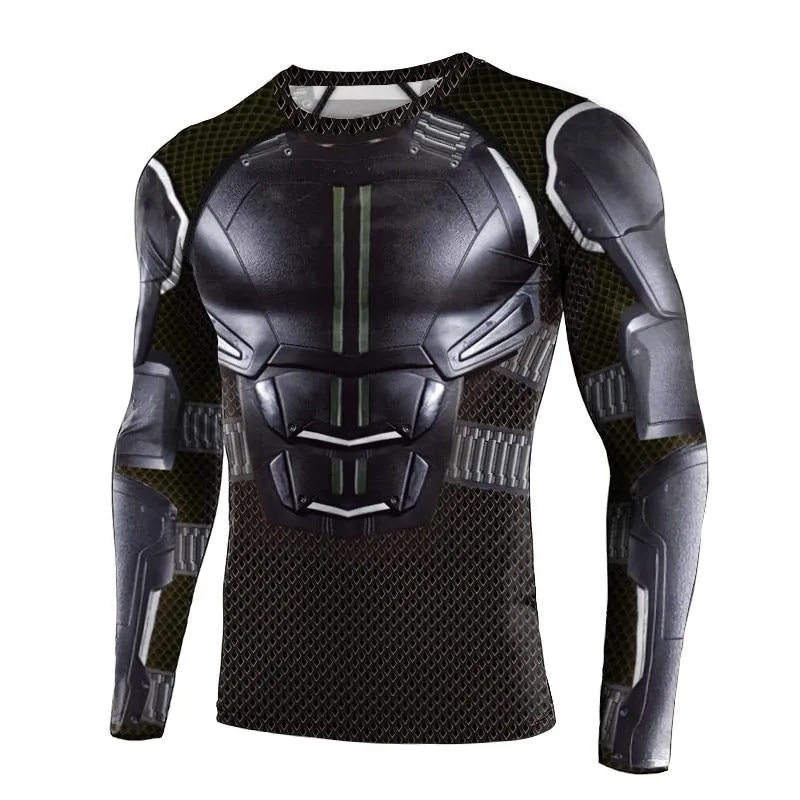 BATMAN Armor Long Sleeve Compression Shirt