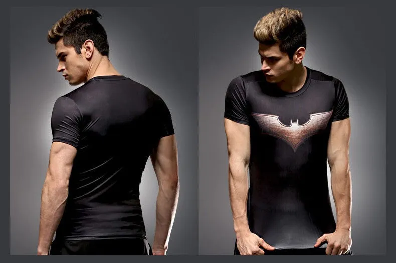 BATMAN Compression Shirt for Men (Short Sleeve)