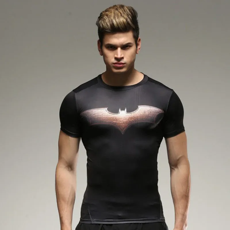 BATMAN Compression Shirt for Men (Short Sleeve)