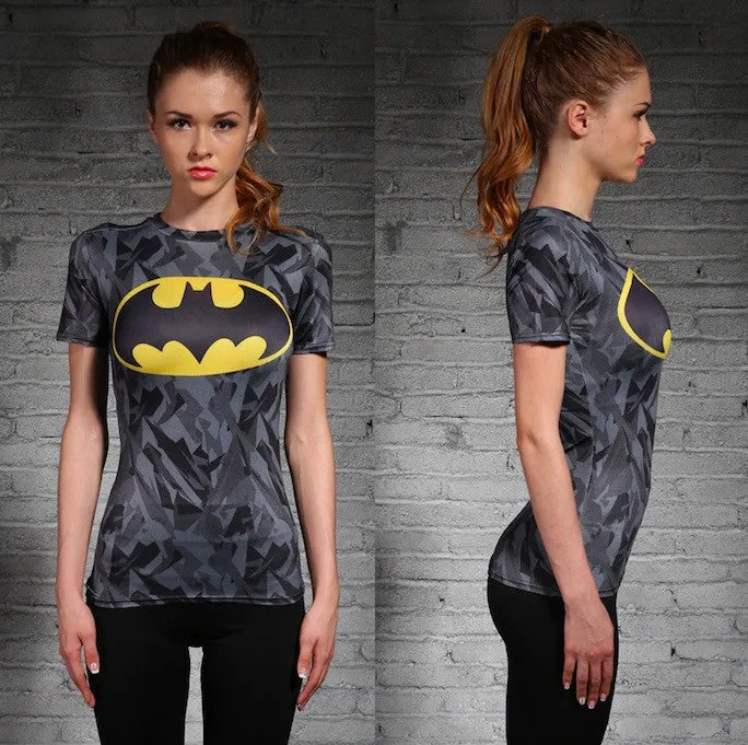 BATMAN Compression Shirt for Women (Short Sleeve)