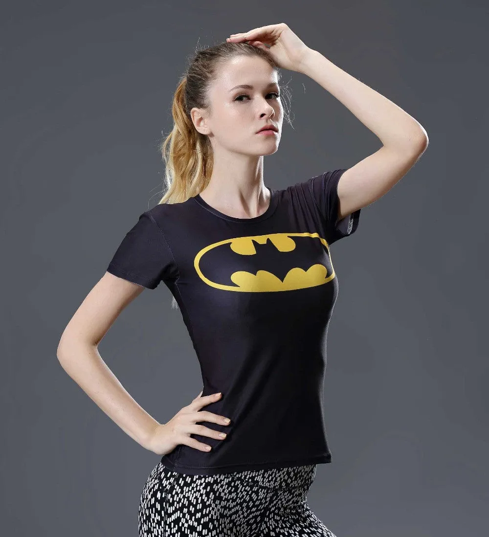 BATMAN Compression Shirt for Women (Short Sleeve)