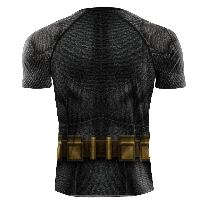 BATMAN Logo Short Sleeve Compression Shirt