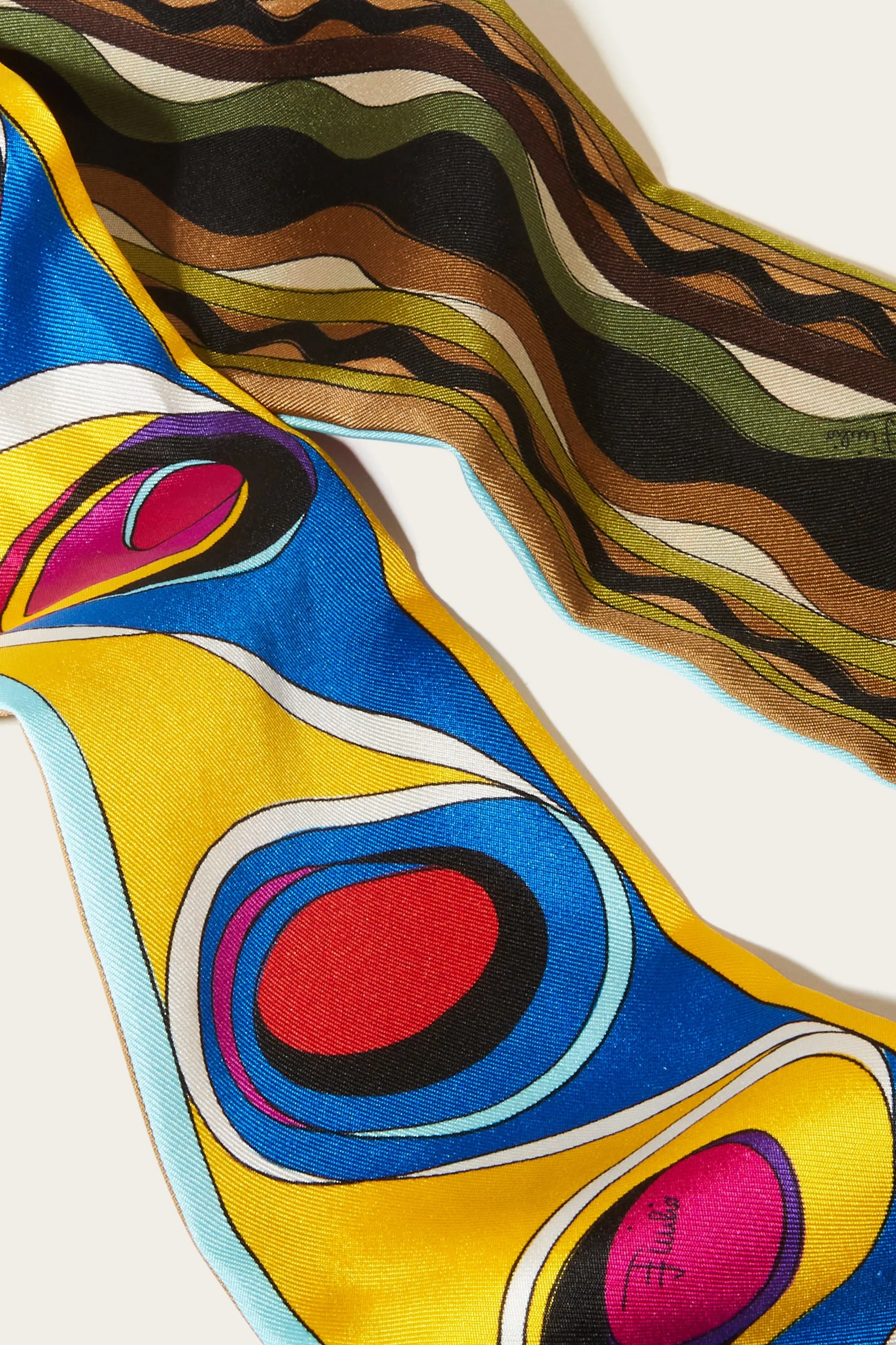 Bersaglio-Print Silk-Twill Scarf