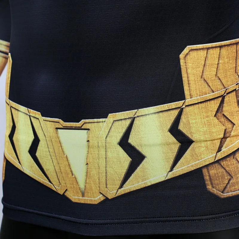 BLACK ADAM Long Sleeve Compression Shirt