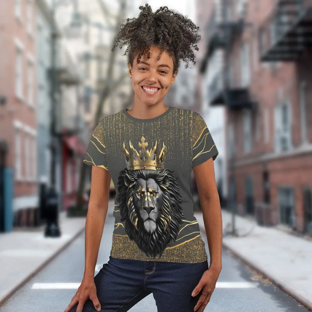 Black and Gold Lion T-shirt