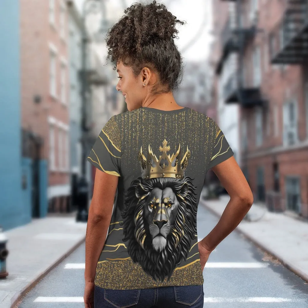 Black and Gold Lion T-shirt