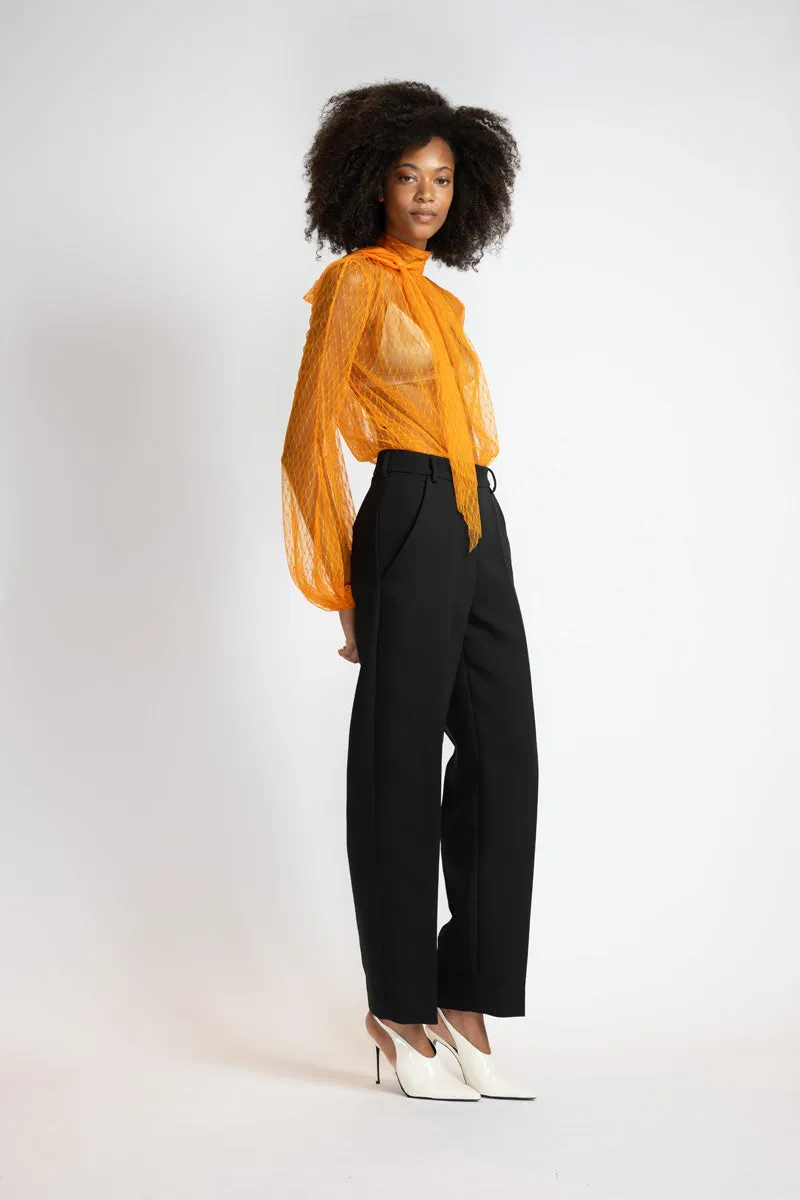 Black Cady Trousers