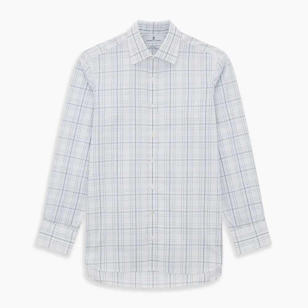 Blue and Grey Multi Check Mayfair Shirt