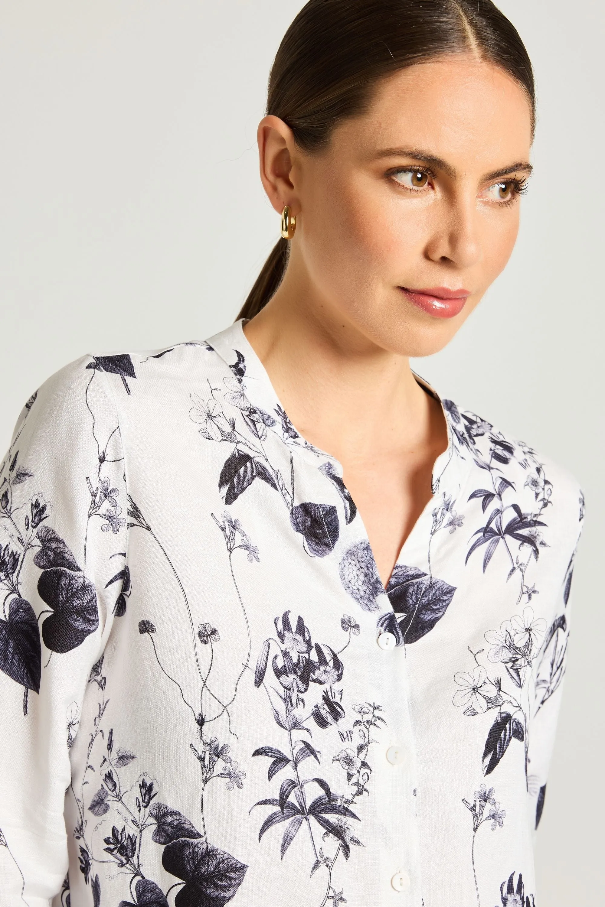 BOTANICAL PRINT SHIRT - YT25S4194