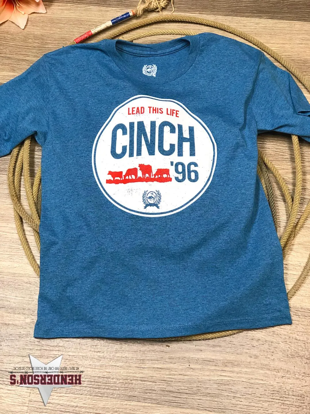 Boy's Cinch Lead This Life Tee