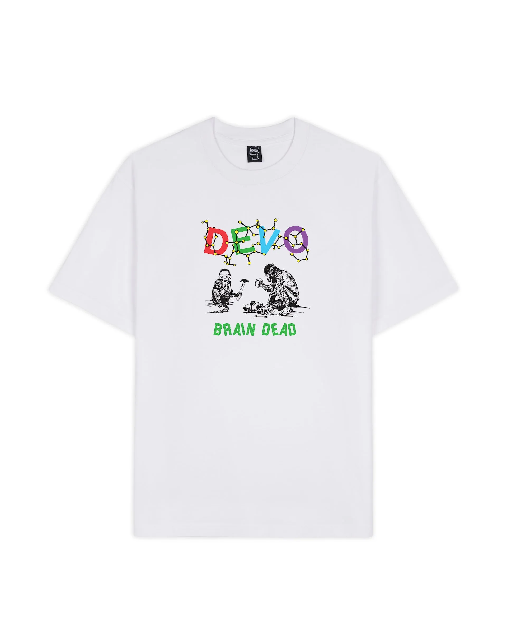 Brain Dead x Devo Booji DNA T-Shirt - White