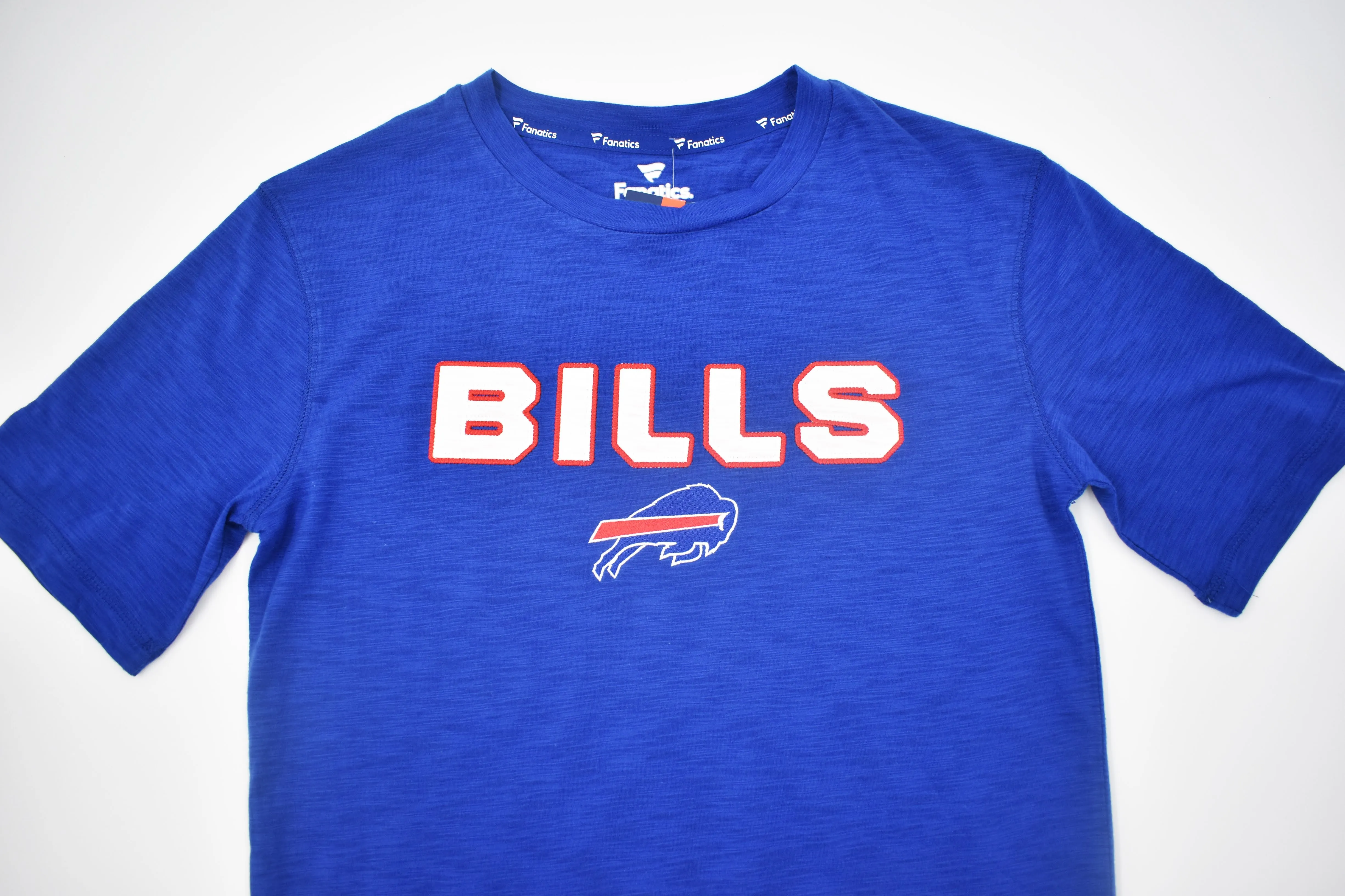 Buffalo Bills Stitched Logo Royal Blue Short Sleeve Shirt