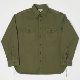 Buzz Rickson's Herringbone Work Shirt - Olive