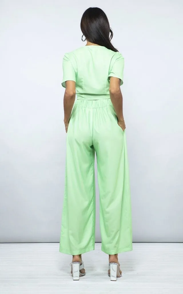 Chinchilla Trousers In Lime