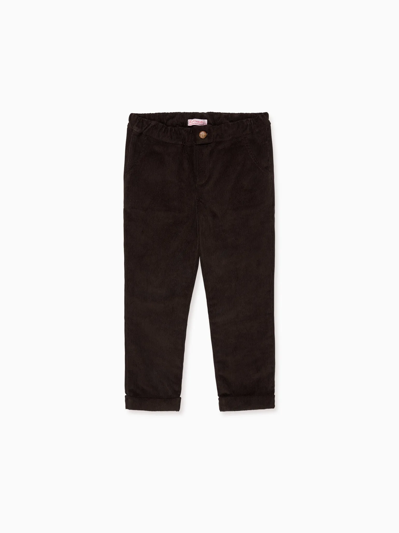 Chocolate Brown Benito Corduroy Boy Trousers