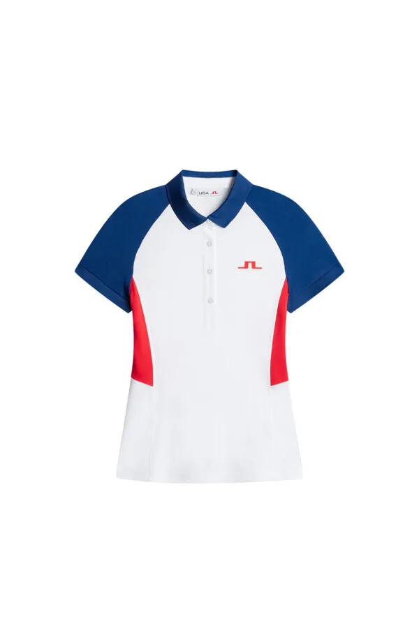 Coralie Colorblock USA GOLF Polo