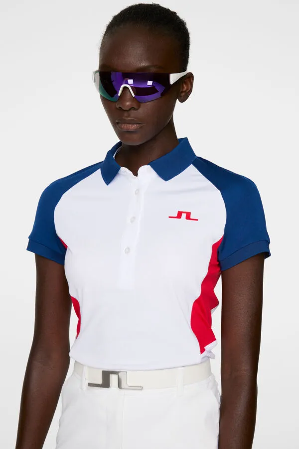 Coralie Colorblock USA GOLF Polo