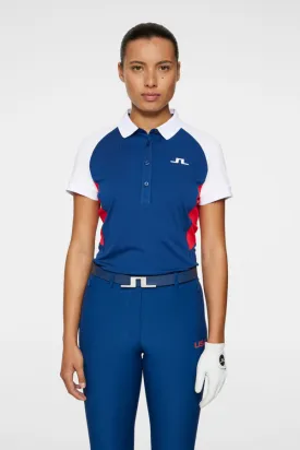 Coralie Colorblock USA GOLF Polo