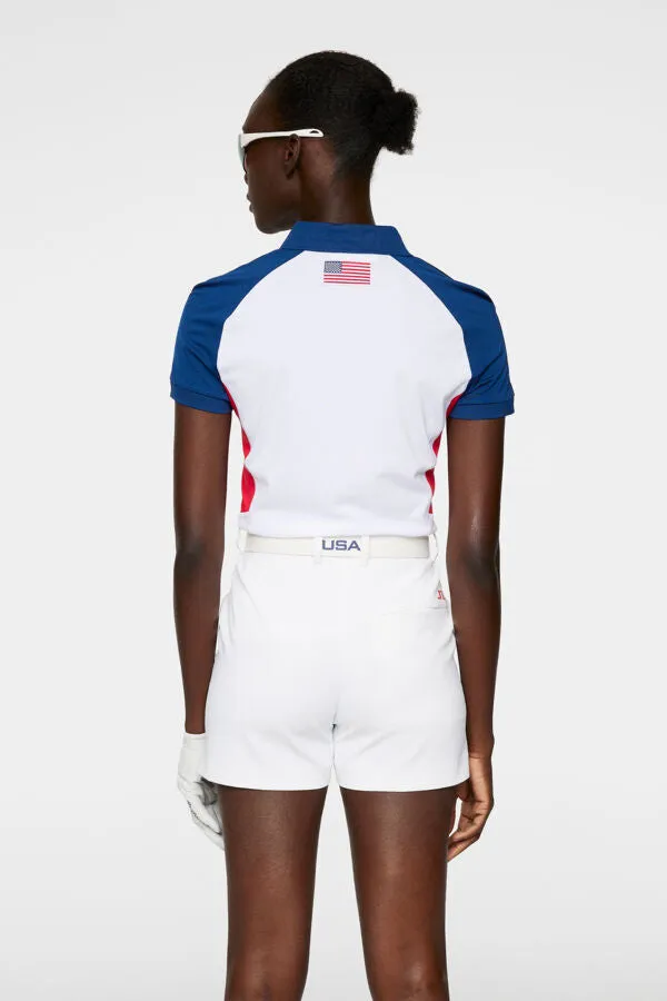 Coralie Colorblock USA GOLF Polo