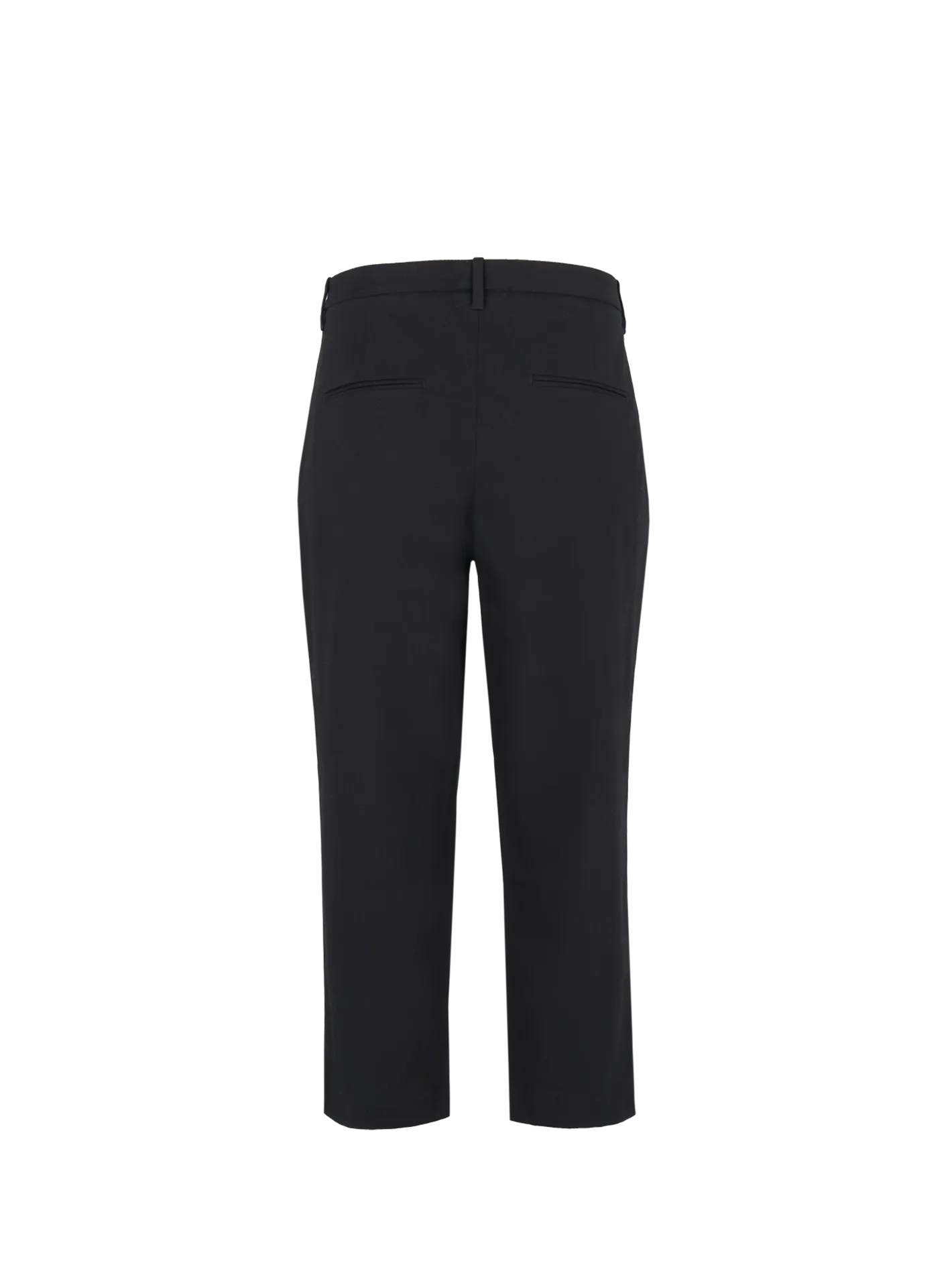 cropped cotton trousers