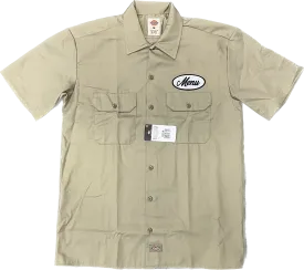 Dickies X Menu S/S Work Shirt - Khaki