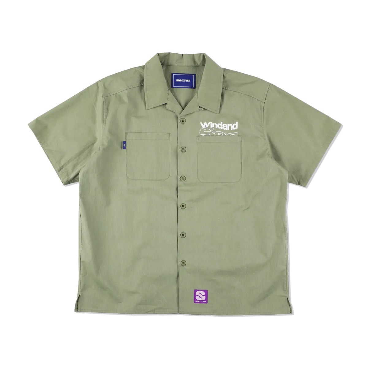 Dusty S/S Work Shirt / PEA_GREEN