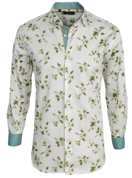 EGGSHELL LONG SLEEVE SPORT SHIRT