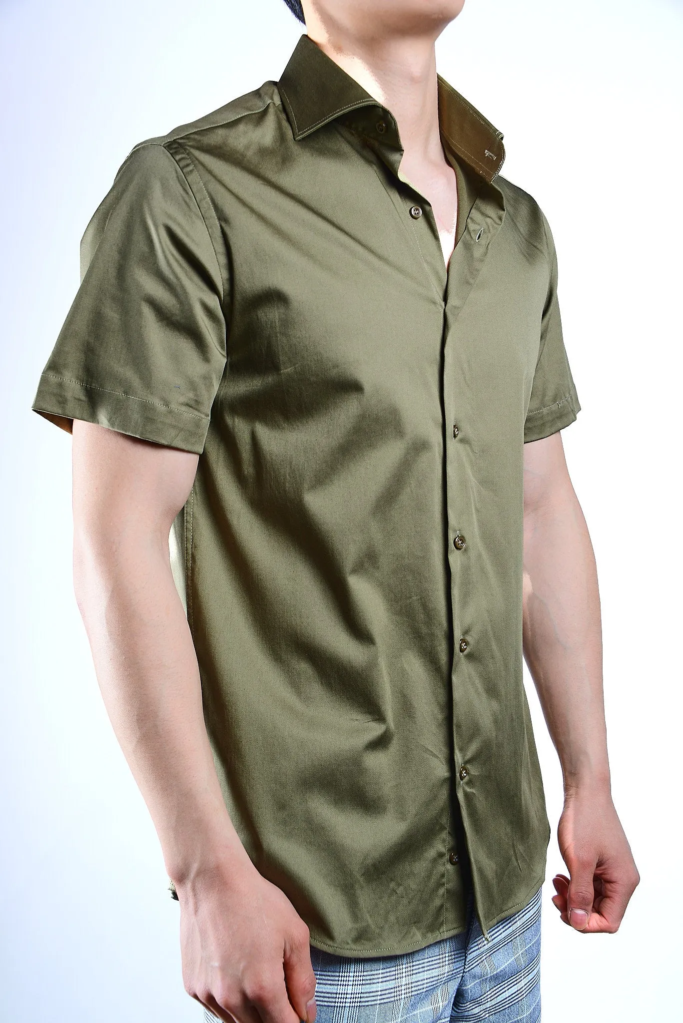 EURO SATEEN SS SPORT SHIRT