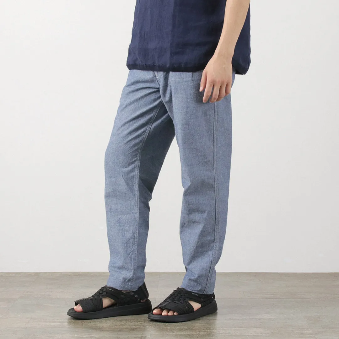 FOB FACTORY / F0528 M52 Chambray trousers